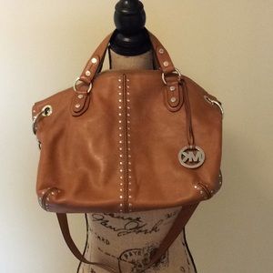 Michael Kors Satchel with shoulder strap.